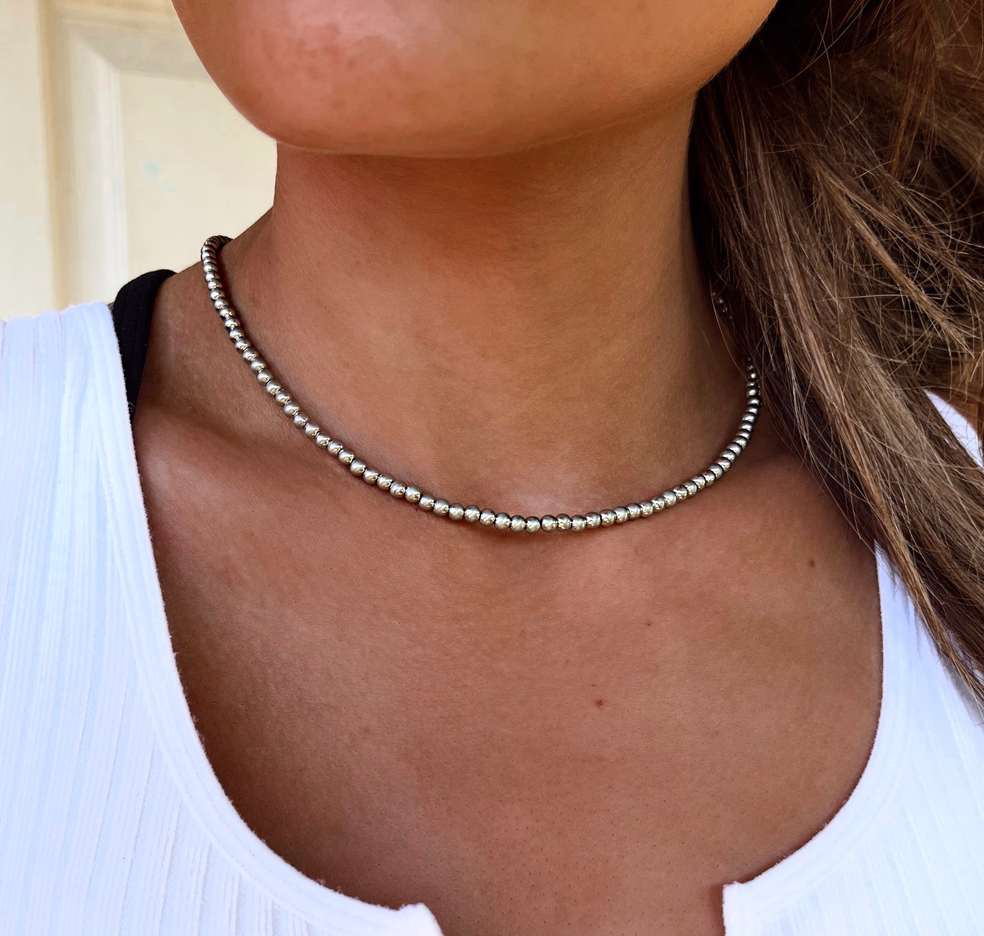 Faux Pearl Necklace