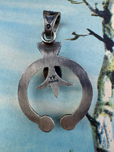 Load image into Gallery viewer, Navajo Kingman Naja Pendant