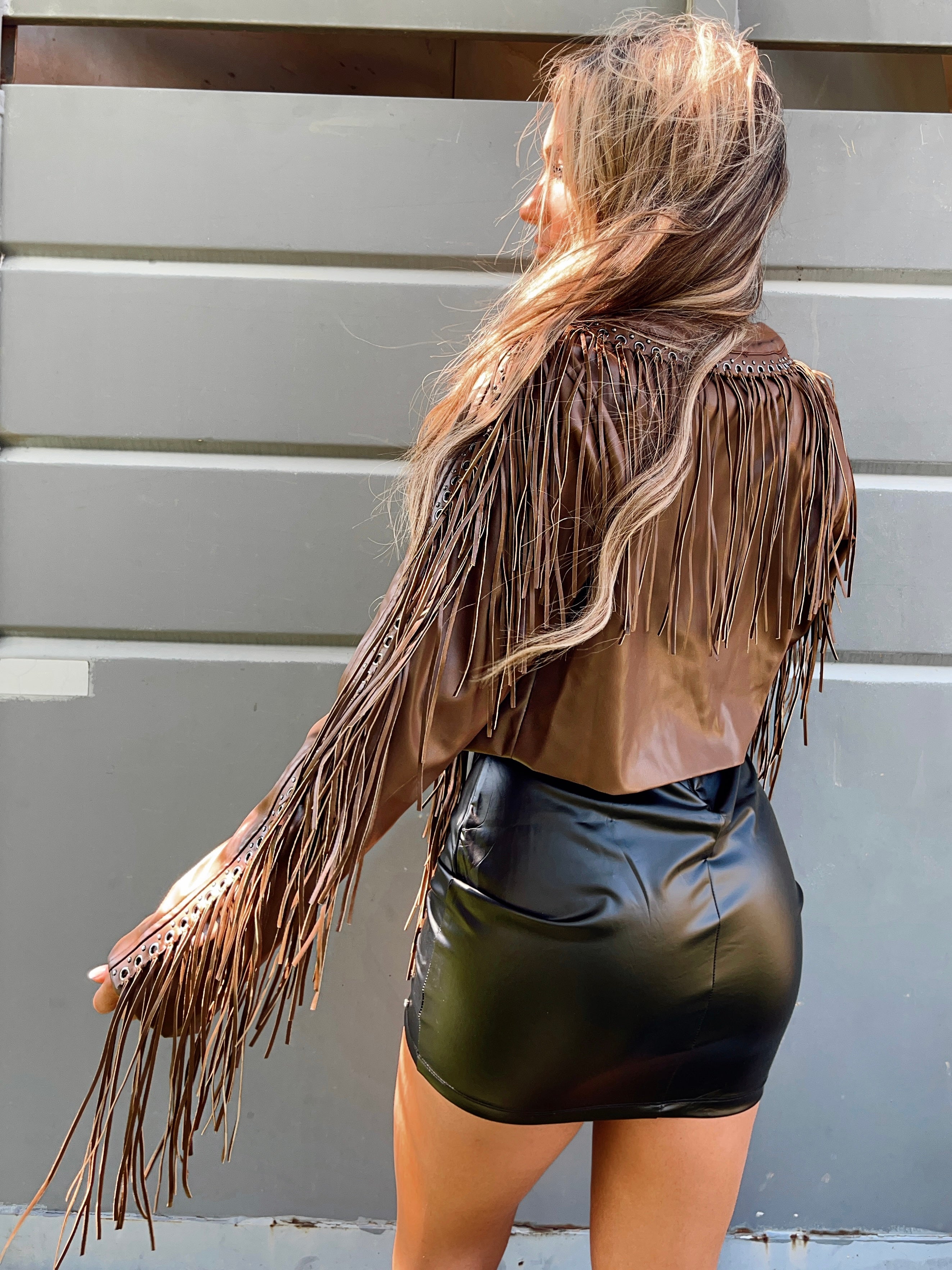 Dallie Fringe Jacket