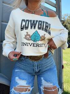 Cowgirl University Top