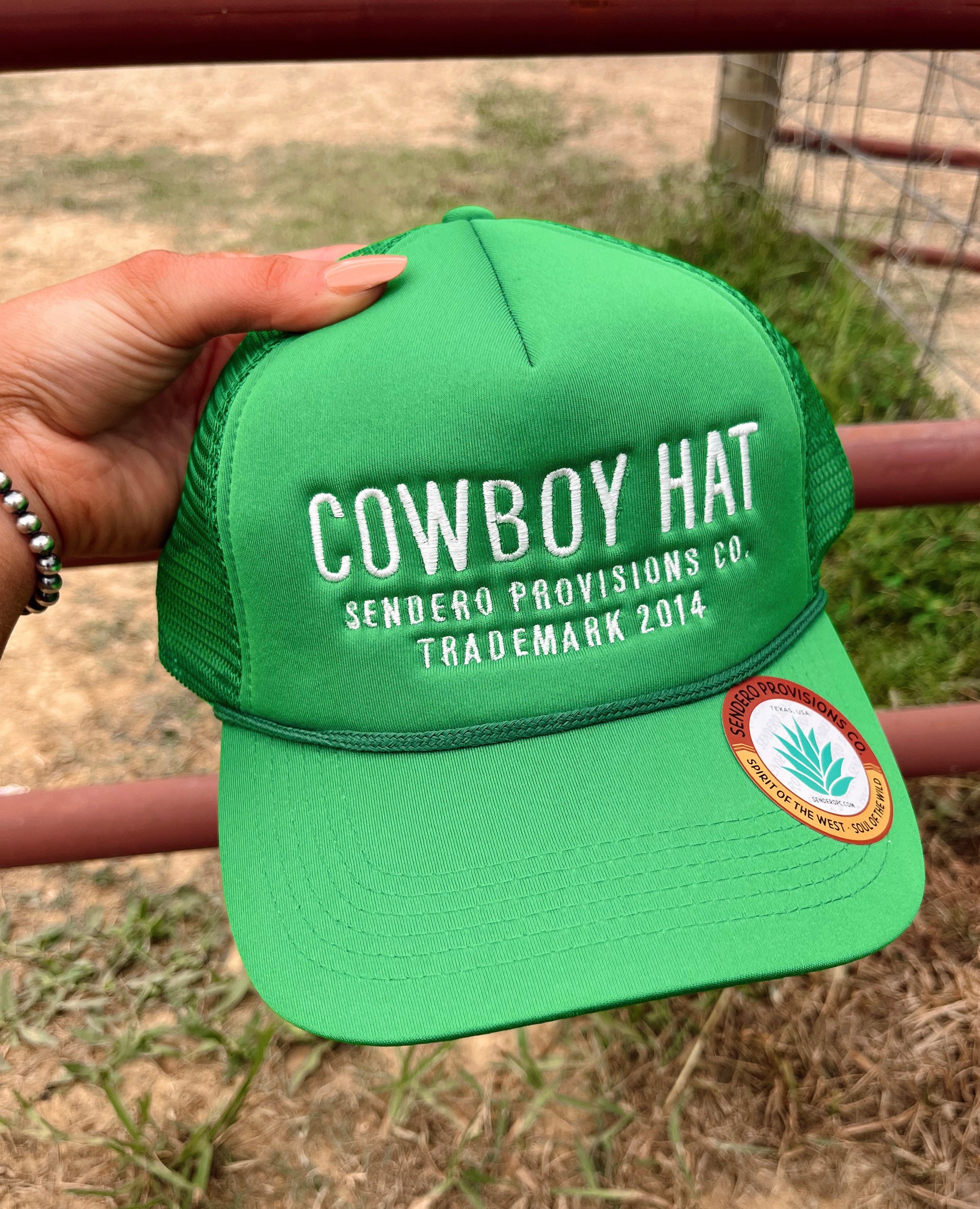 Green Cowboy Hat