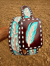 Load image into Gallery viewer, The Turquoise Feather Belt