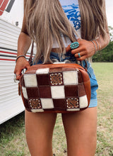 Load image into Gallery viewer, The Checkered Cow Small Crossbody