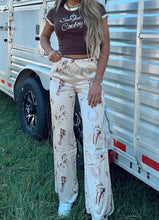 Load image into Gallery viewer, Modern Cowgirl Satin Pants