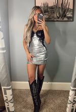 Load image into Gallery viewer, Charmayne Silver Dress