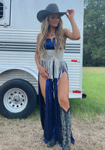 Load image into Gallery viewer, Rodeo Drive Jumpsuit—Blue