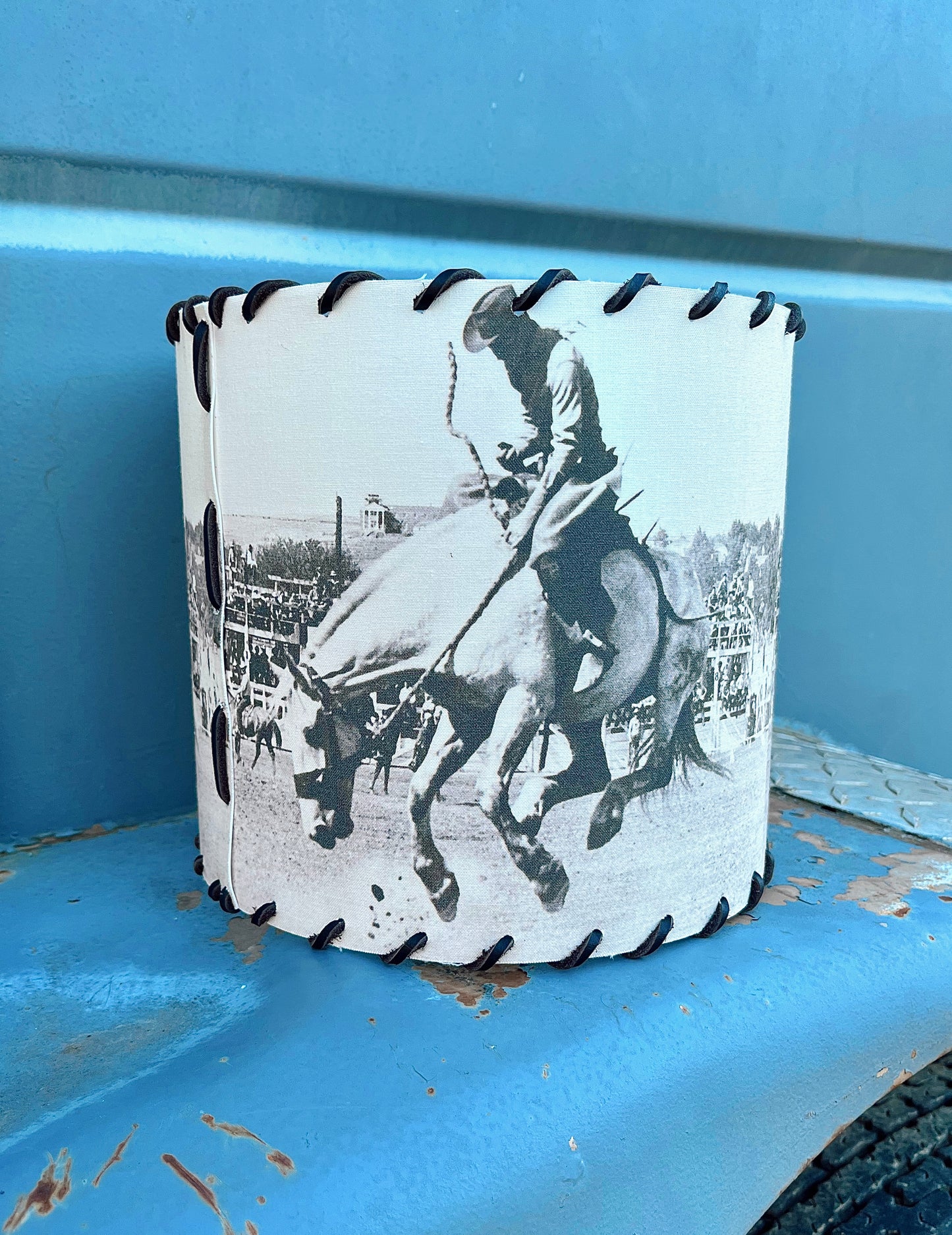 Vintage Bronc Lampshade