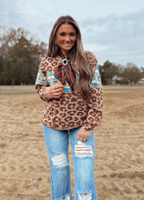 Load image into Gallery viewer, The Turquoise Leopard Sweater