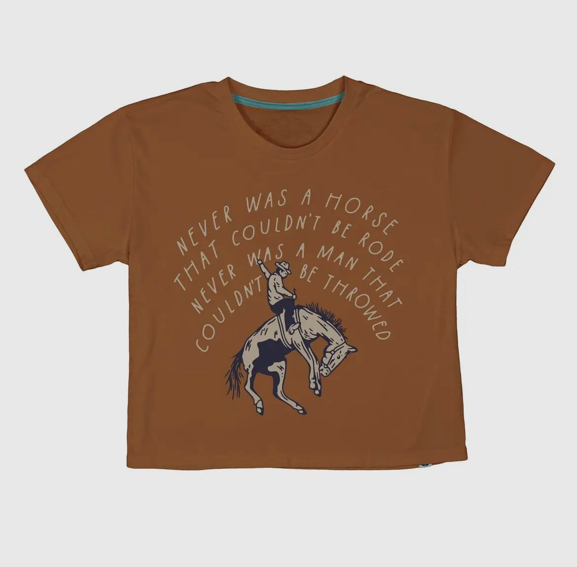 Never Was A Horse Cropped Tee