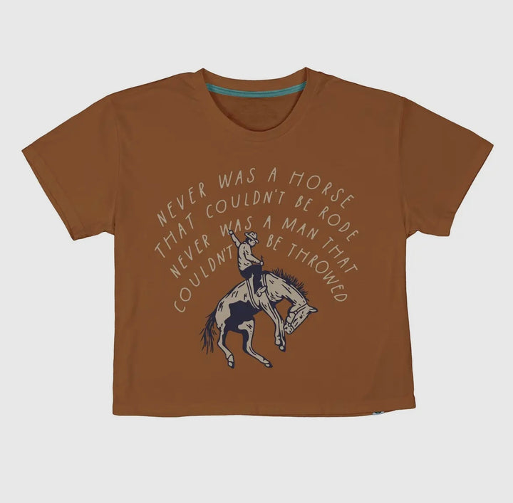 Never Was A Horse Cropped Tee