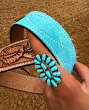 Load image into Gallery viewer, The Turquoise Suede Belt