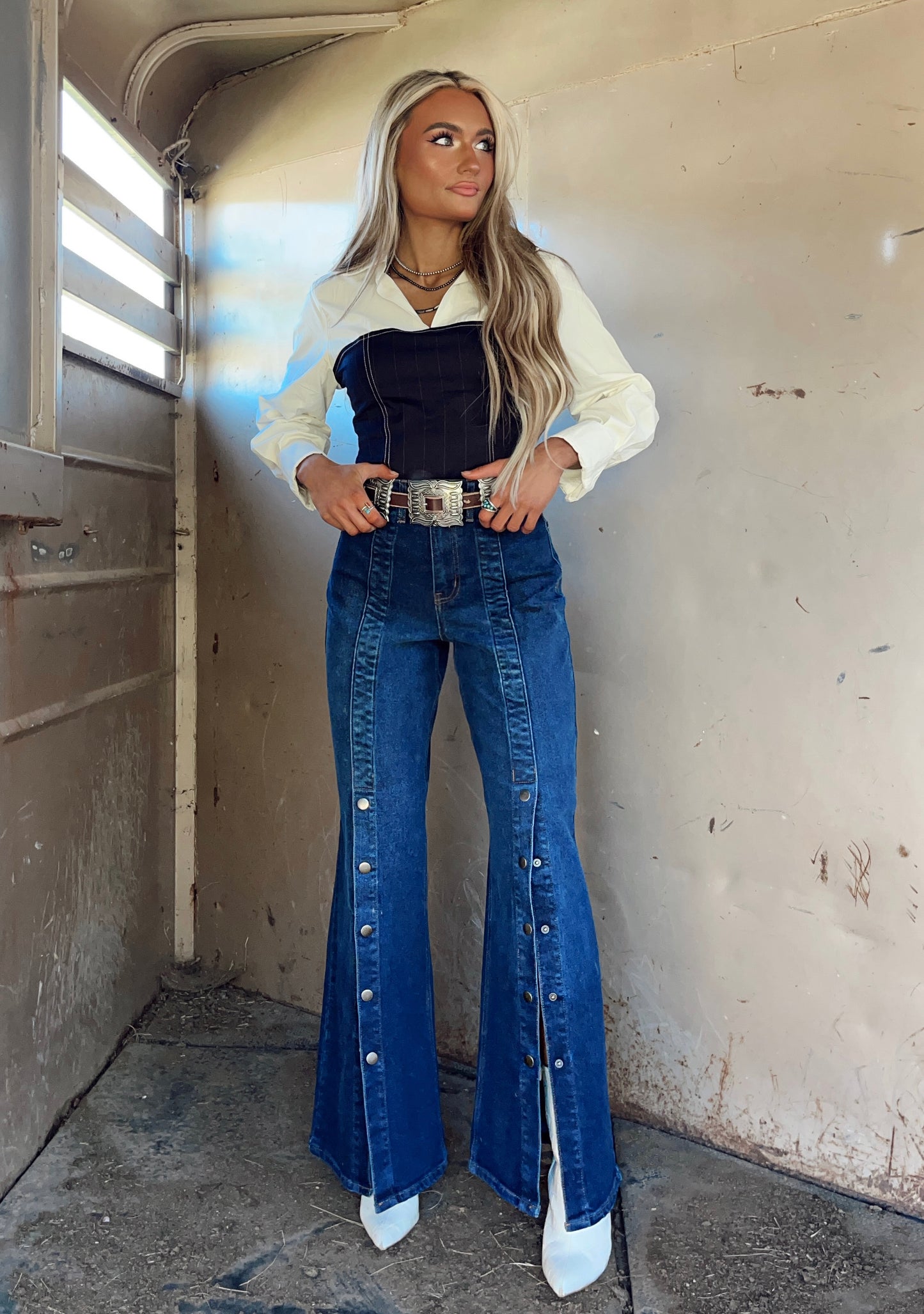 Blakely Button Jeans