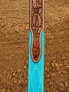 The Turquoise Suede Belt