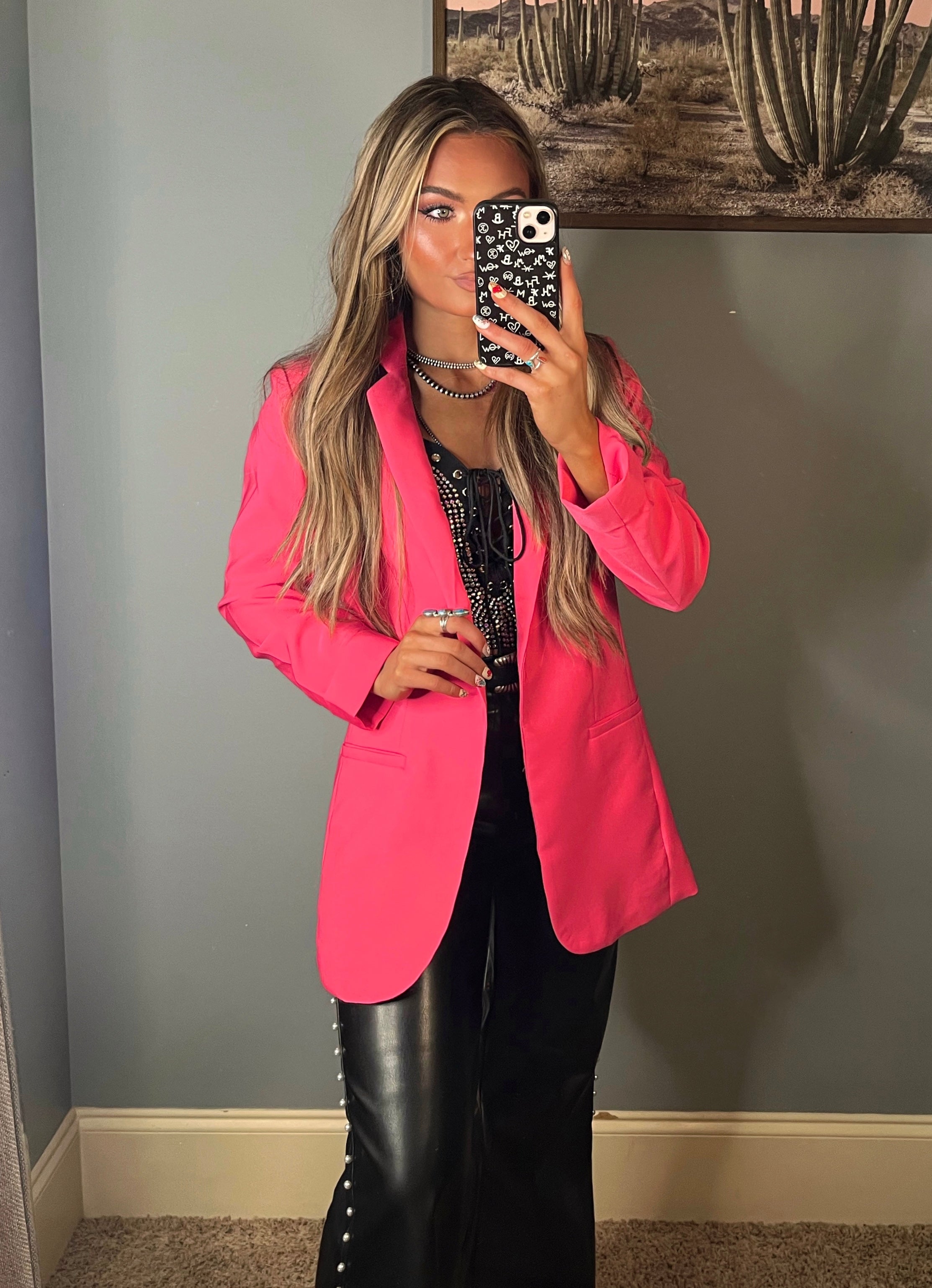 Cowtown Coral Blazer