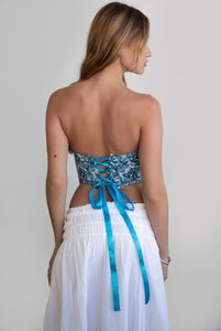 The Blue Ribbon Tapestry Top