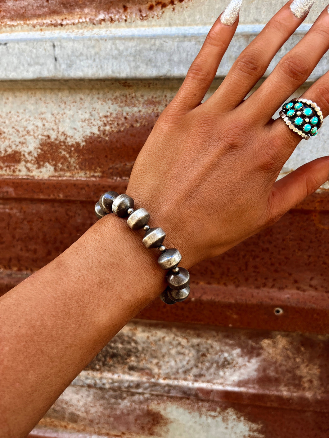 Faux Pearl Stretch Bracelet