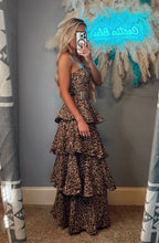 Load image into Gallery viewer, The Leopard Ruffle Dress