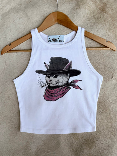Cowboy Cat Tank Top