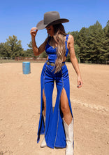 Load image into Gallery viewer, Heart Of Vegas Jumpsuit—Royal Blue