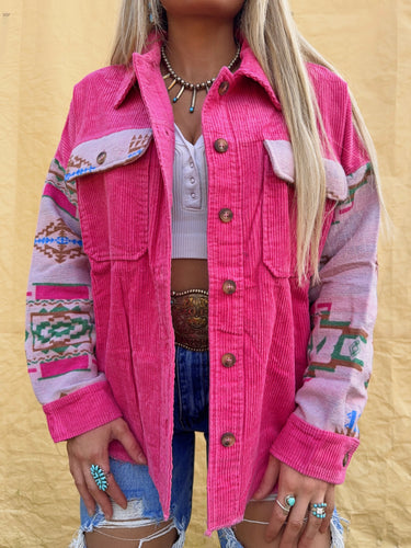 The Corduroy Button Up Shirt Jacket