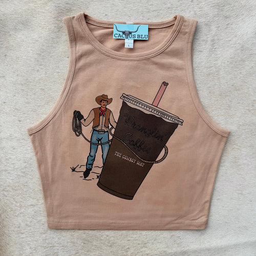 Wranglin’ Coffee Tank Top
