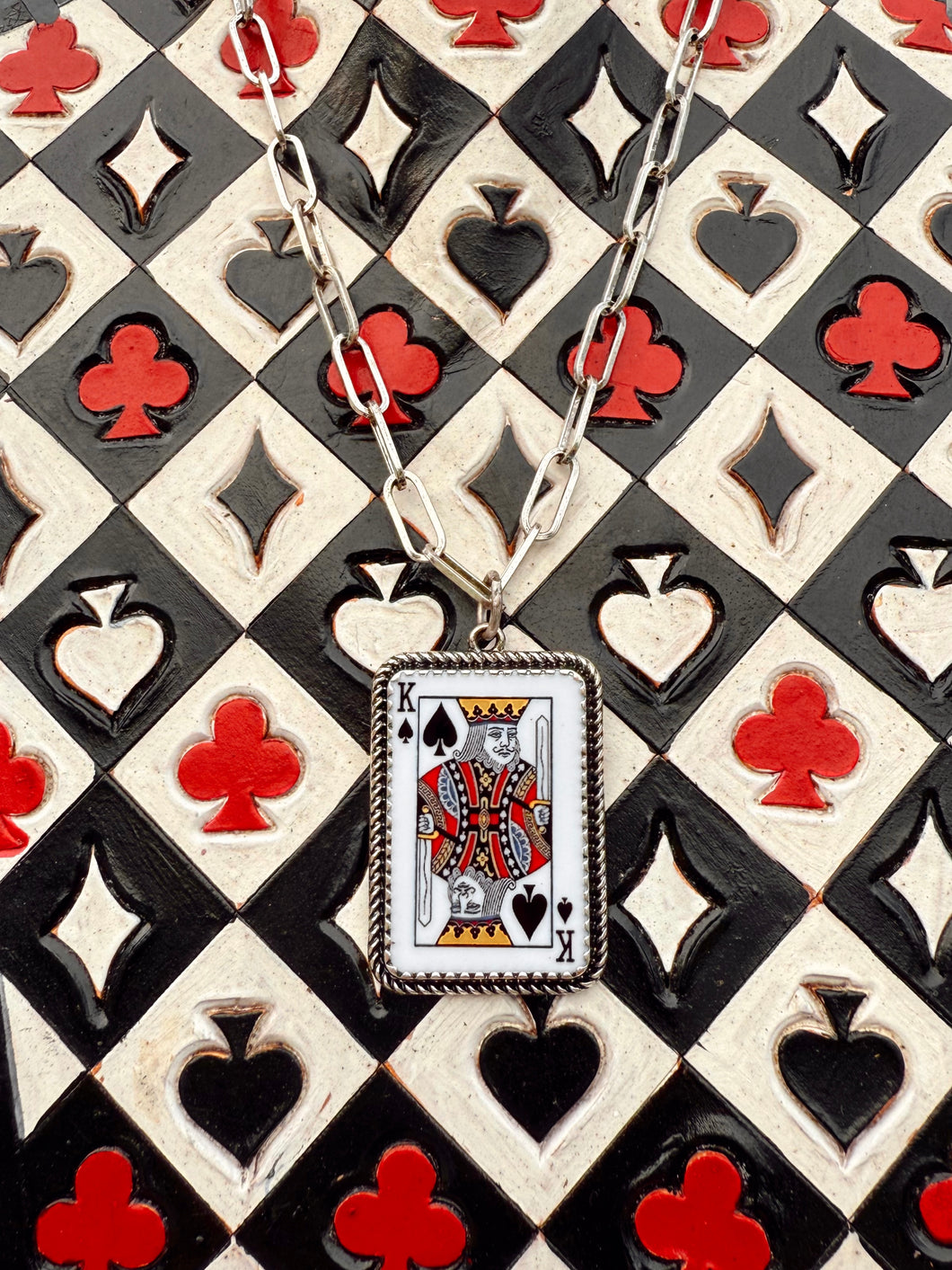 King Of Spades Necklace