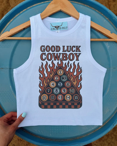 Good Luck Cowboy Tank Top