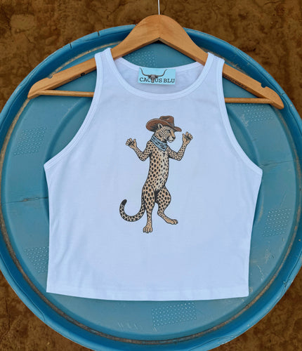 Cowboy Cheetah Tank Top