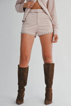 Load image into Gallery viewer, The Studded Suede Shorts