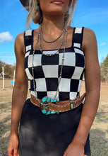 Load image into Gallery viewer, The Checkered Sweater Tank