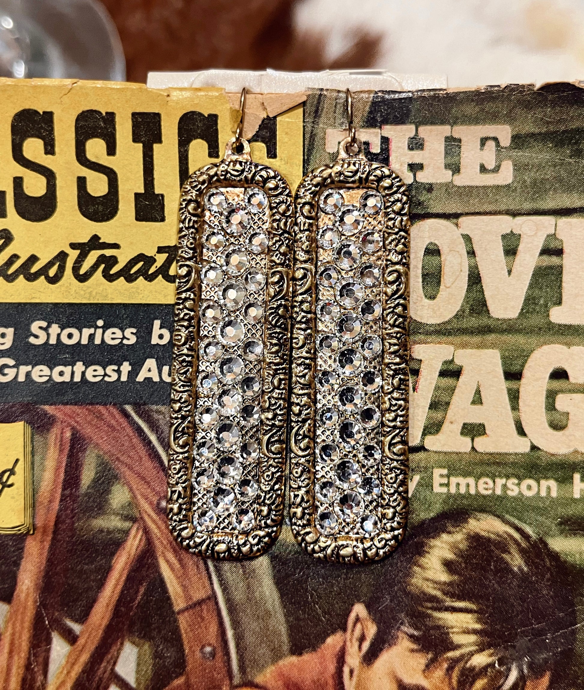 Rowdy Rhinestone Earrings