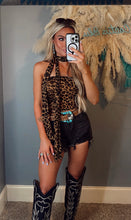 Load image into Gallery viewer, The Leopard Scarf Top