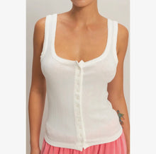 Load image into Gallery viewer, The Button Up Tank