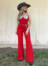 Load image into Gallery viewer, Red Roan Jumpsuit