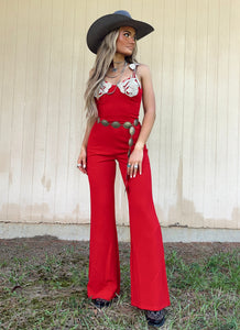 Red Roan Jumpsuit