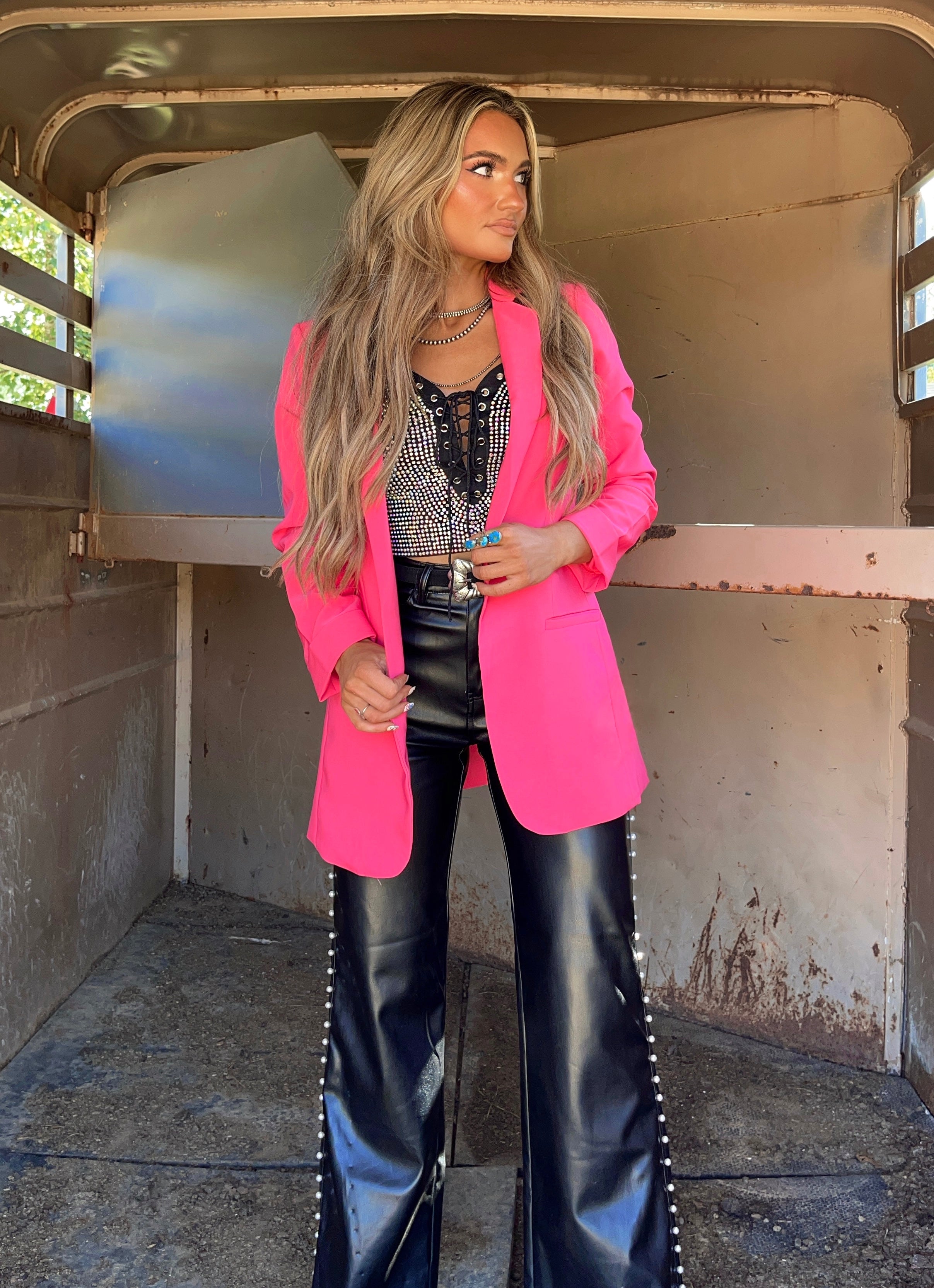 Cowtown Coral Blazer