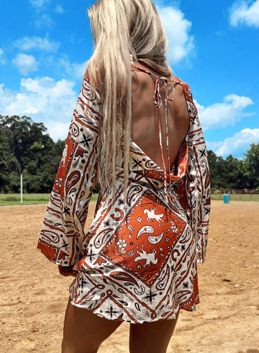 The Western Bandana Dress