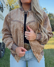 Load image into Gallery viewer, Buckstitch Bomber Jacket