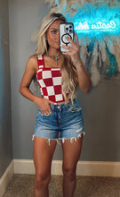 Load image into Gallery viewer, The Checkered Sweater Tank