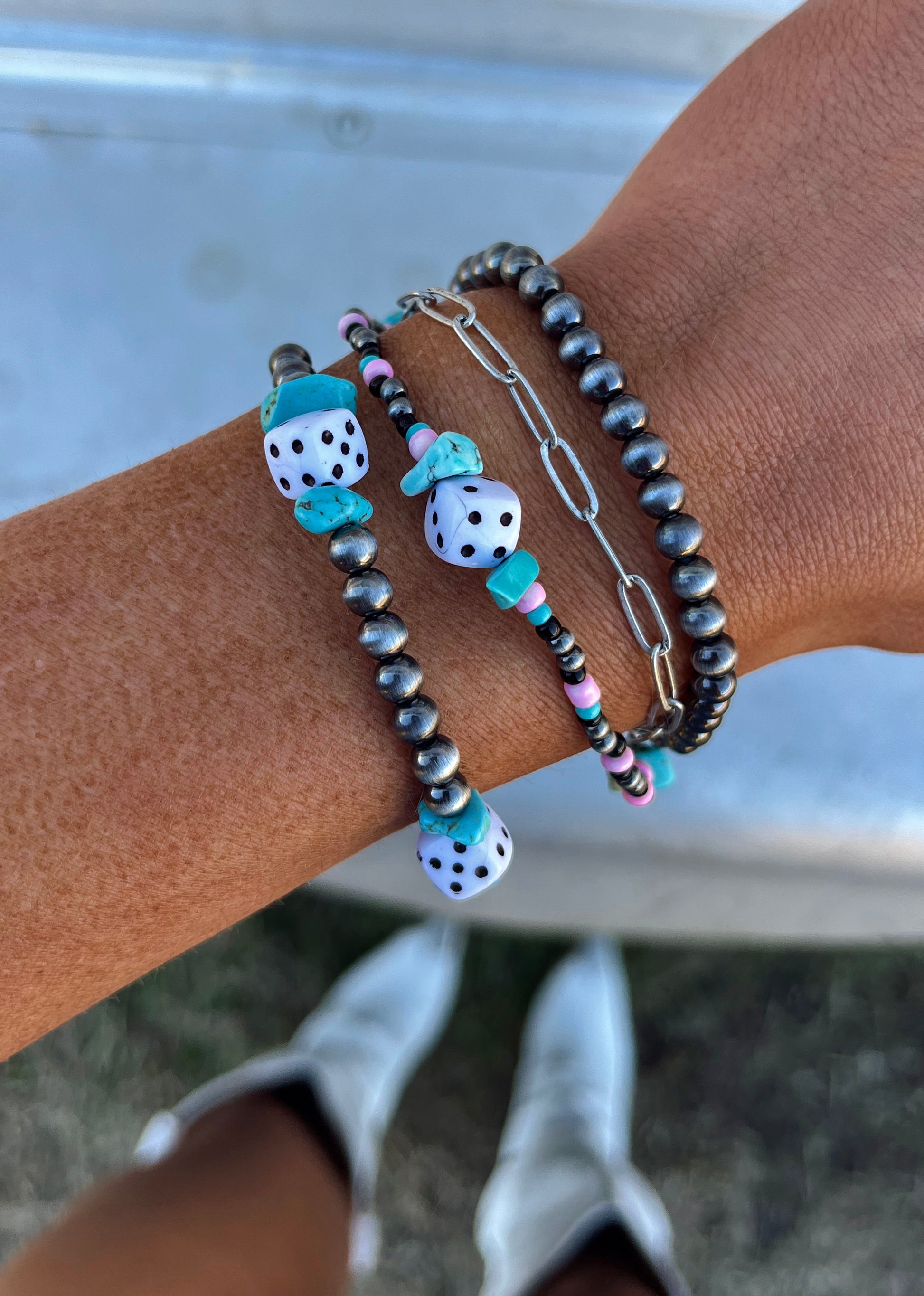 Roll The Dice Bracelet Set