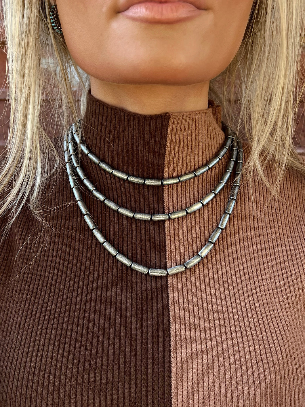 Cylinder Faux Pearls