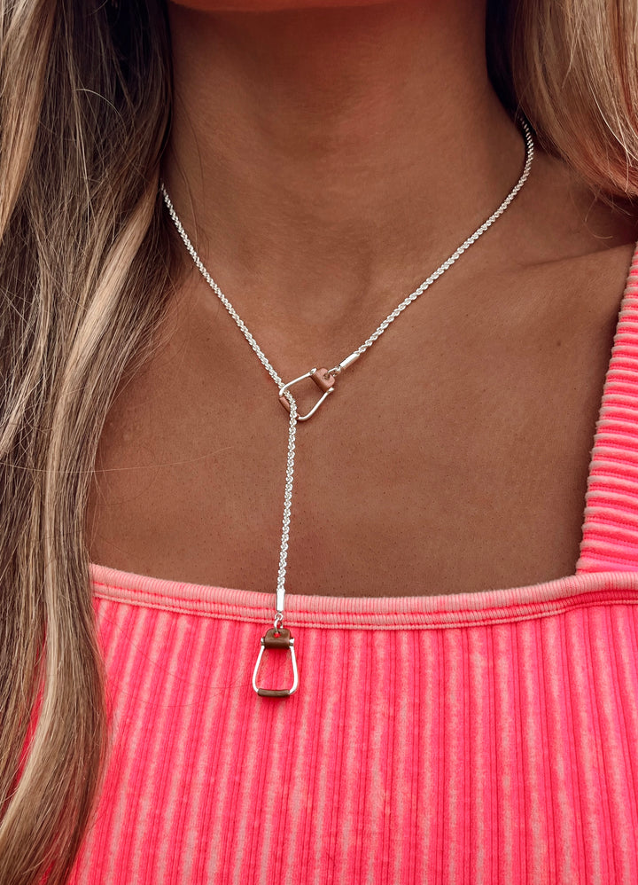 The “Y” Stirrup Necklace