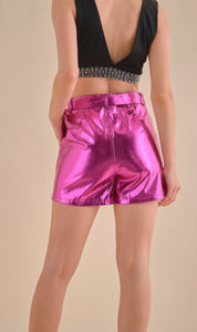 Metallic Barbie Shorts