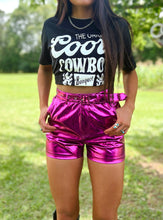 Load image into Gallery viewer, Metallic Barbie Shorts