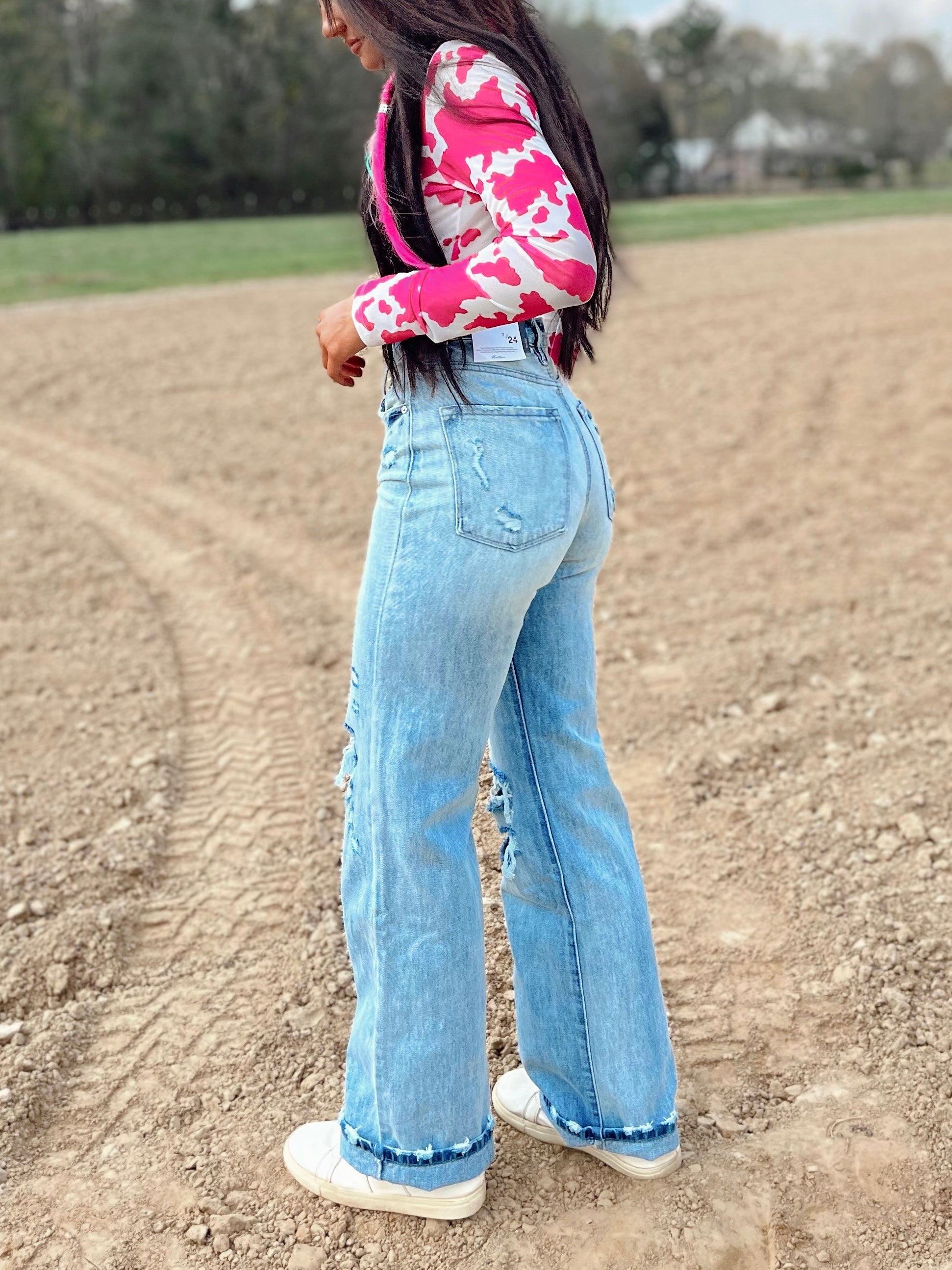 Whiskee Wide Leg Jeans