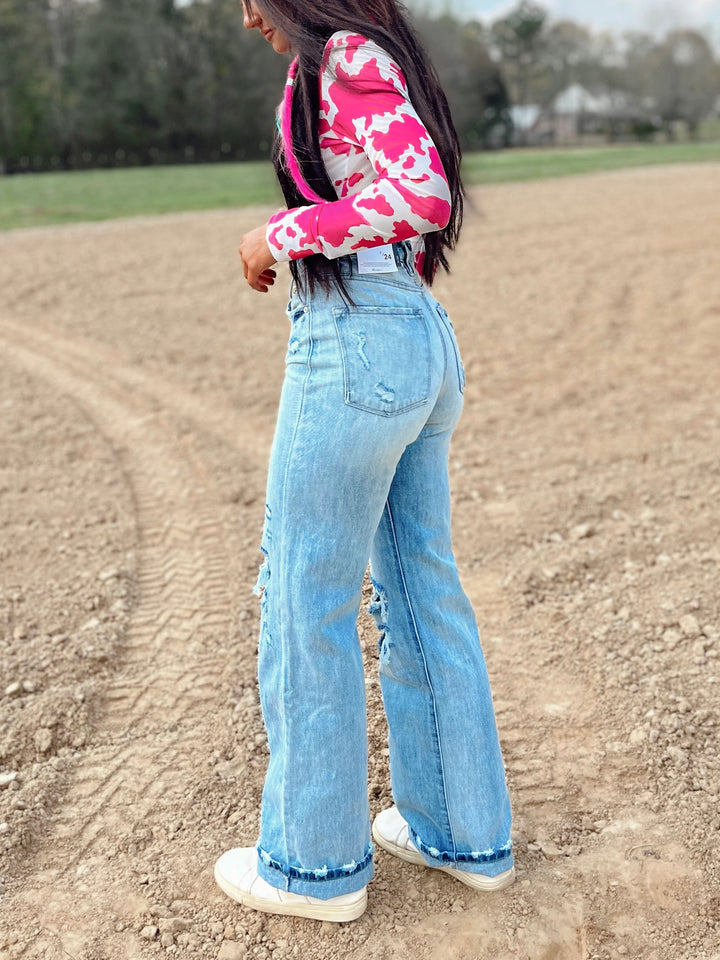 Whiskee Wide Leg Jeans