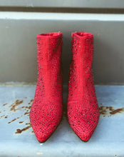 Load image into Gallery viewer, Reba Red Booties (Size 5)