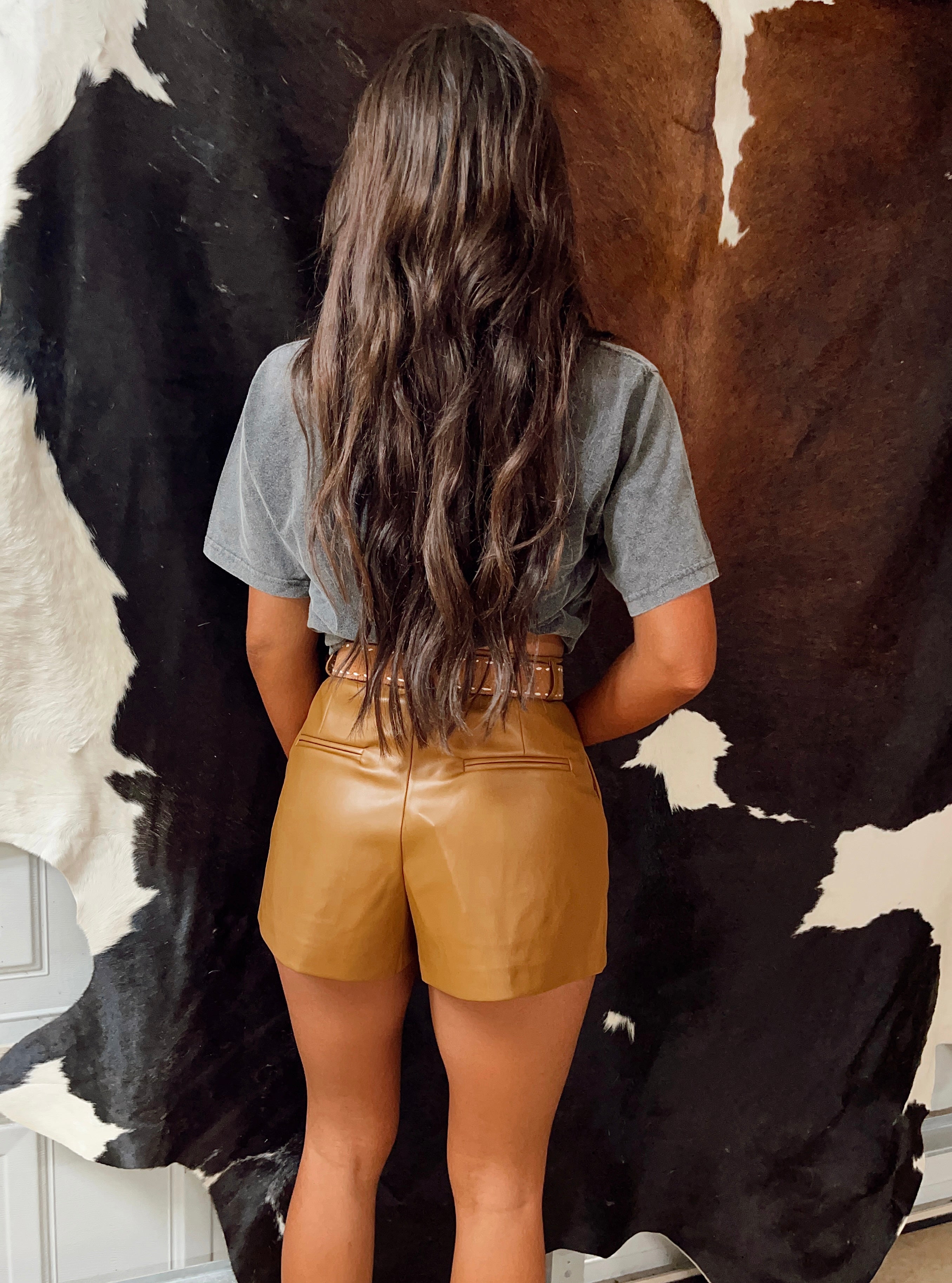 The Dusty Leather Shorts