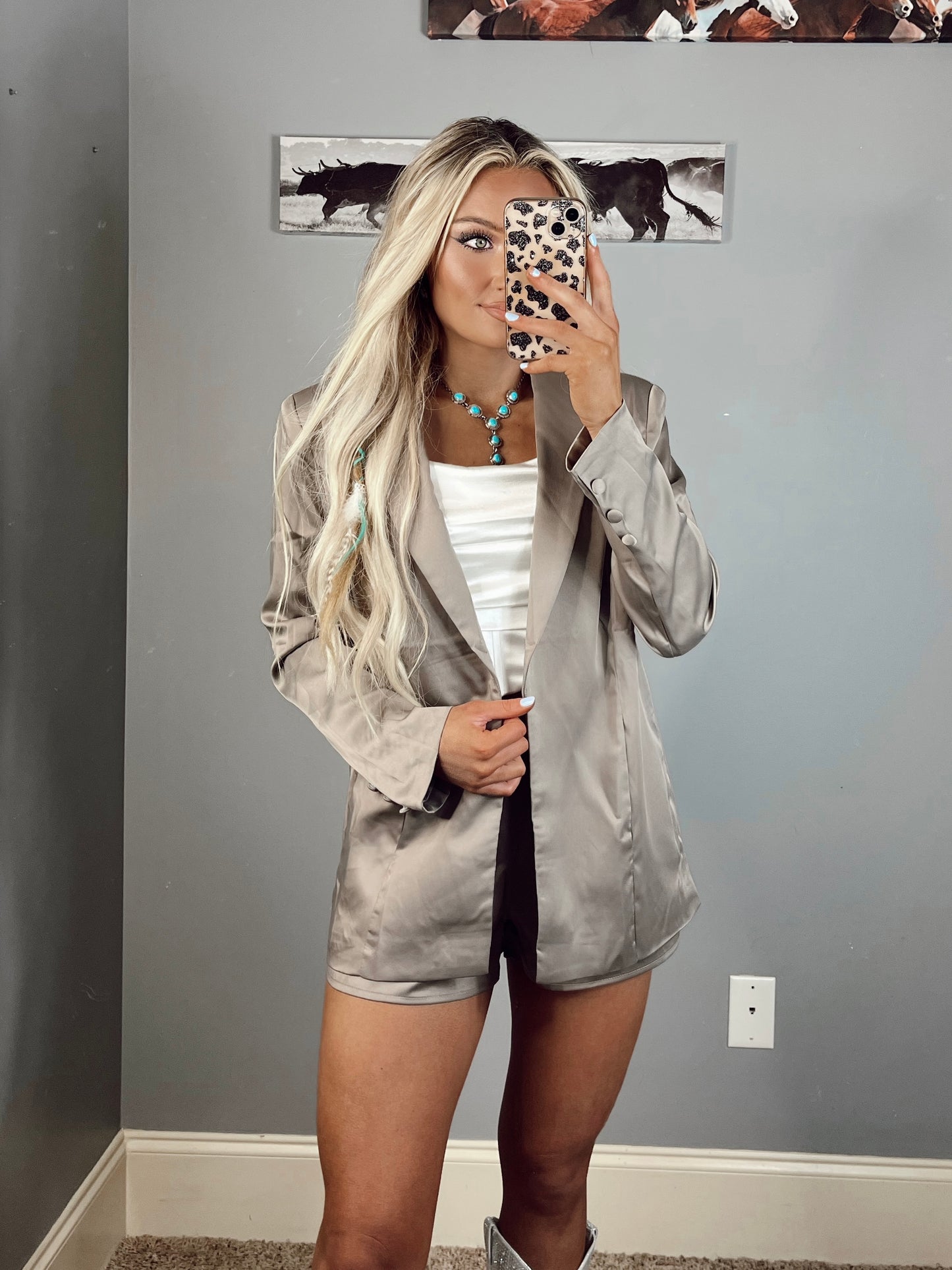 Bentley Blazer Set—Mocha